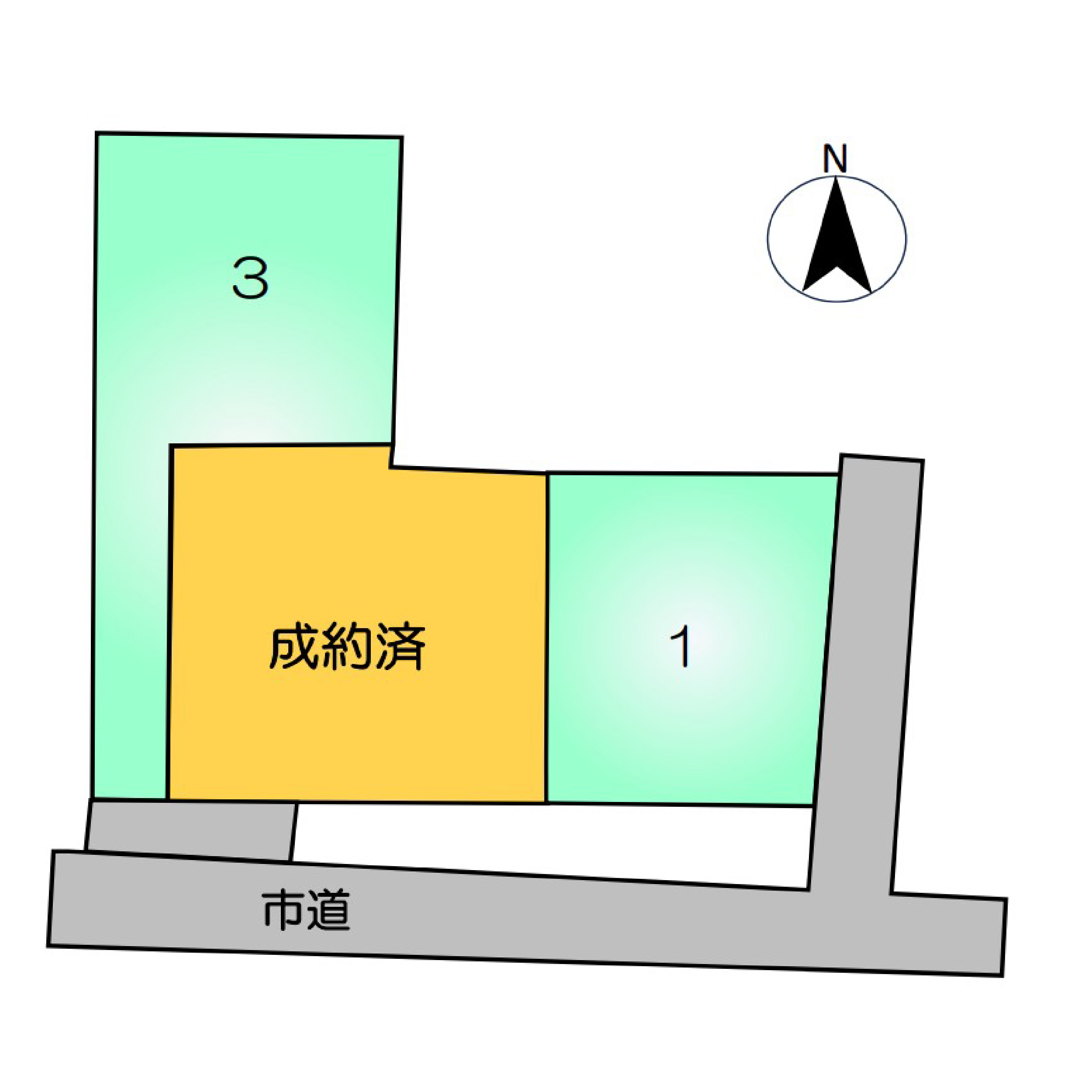 熊本市南区護藤町建築条件付土地　3号地